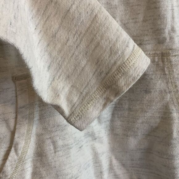 COWL NECK, by LUCY, cotton, SP, great condition, off white w/gray under tone - Picture 3 of 9